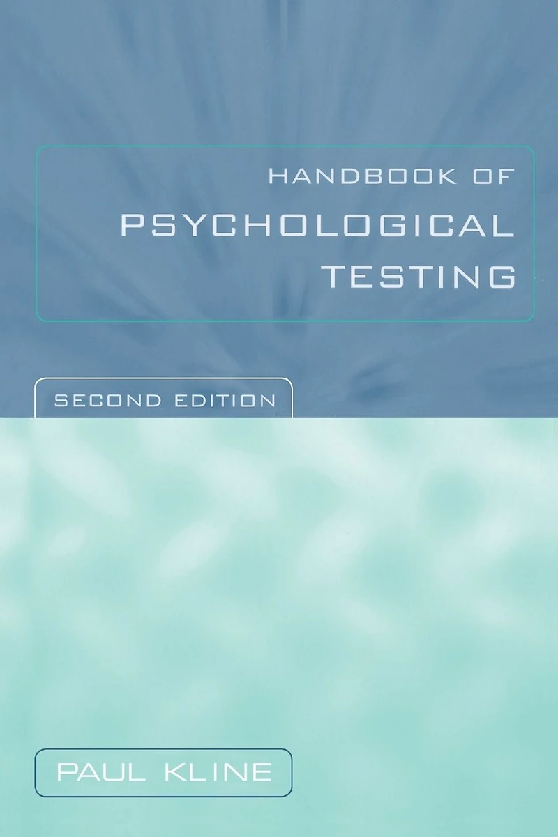 Handbook of Psychological Testing