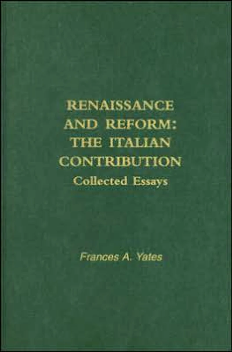 Renaissance and Reform: The Italian Contribution