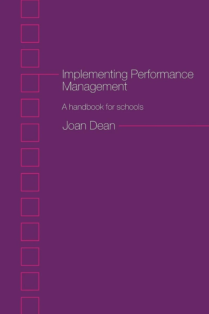 Implementing Performance Management: A Handbook for Schools