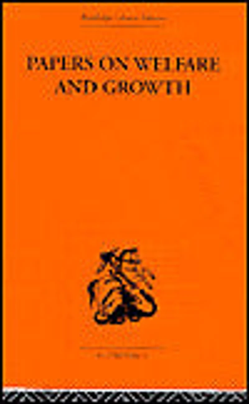 Papers on Welfare and Growth