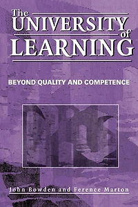 The University of Learning: Beyond Quality and Competence
