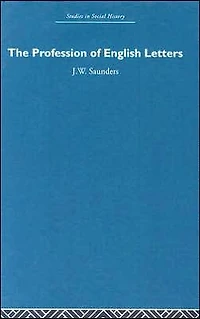 The Profession of English Letters