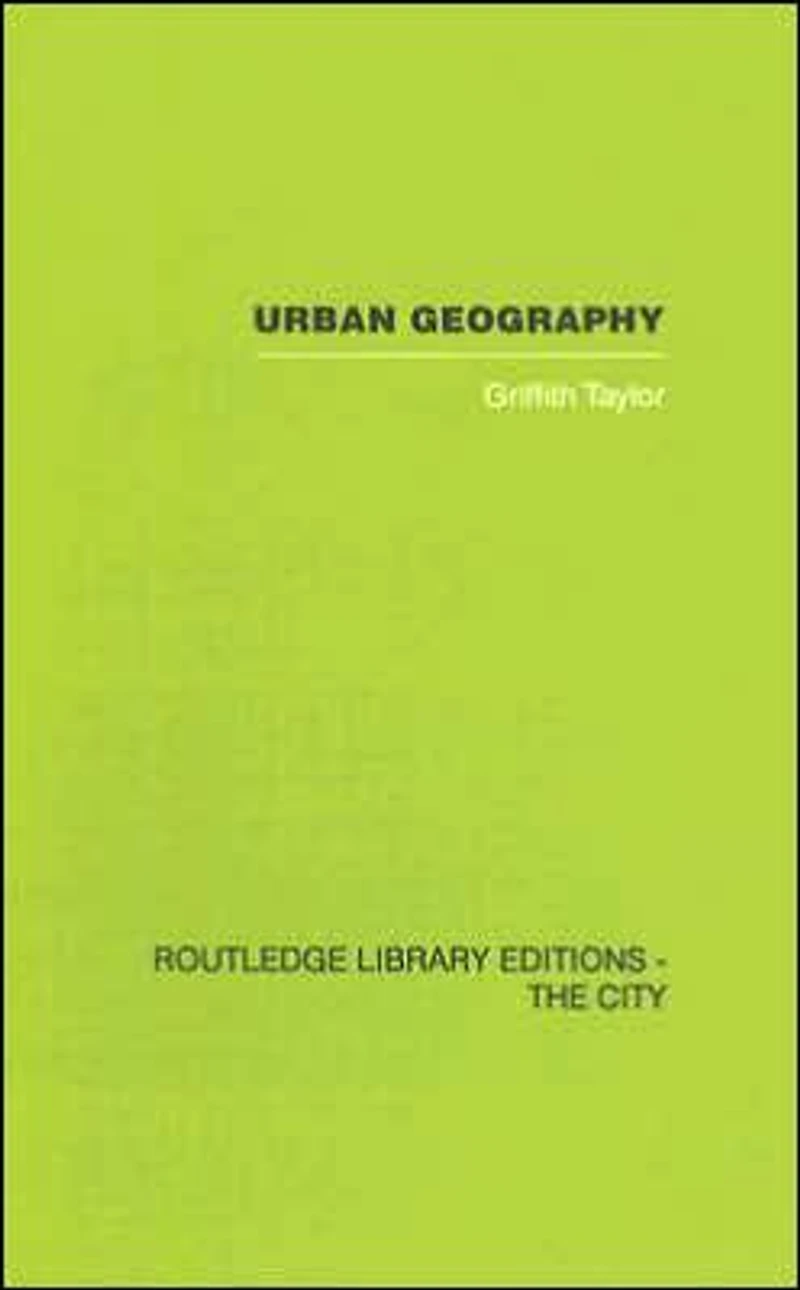 Urban Geography: A Study of Site, Evolution, Patern and Classification Villages, Towns Cities