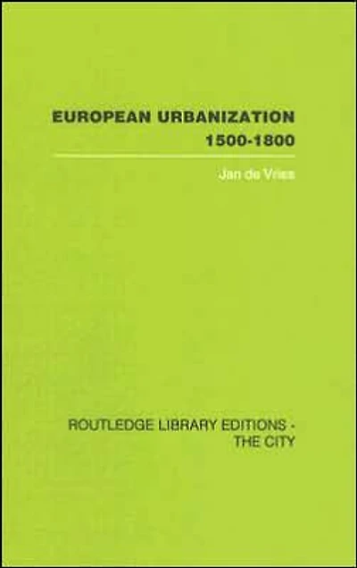 European Urbanization, 1500-1800