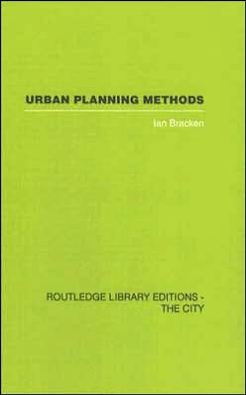 Urban Planning Methods: Research and Policy Analysis