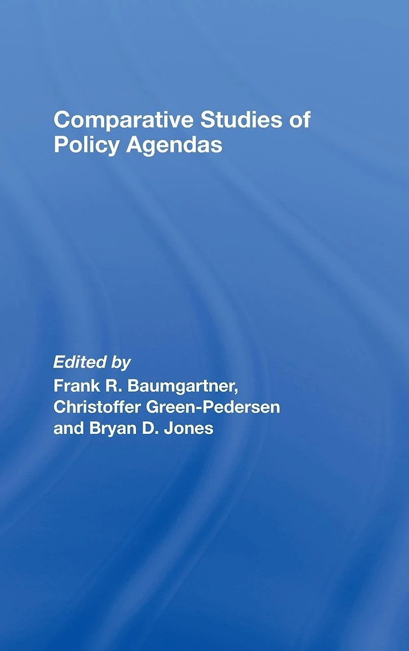 Comparative Studies of Policy Agendas