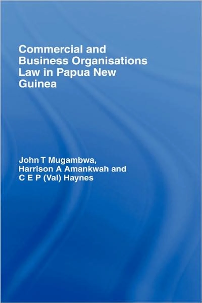 Commercial and Business Organizations Law Papua New Guinea