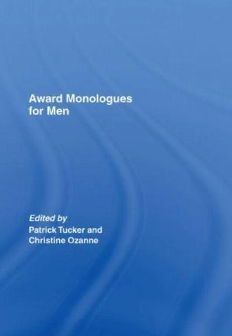 Award Monologues for Men