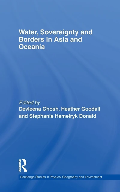 Water, Sovereignty and Borders Asia Oceania