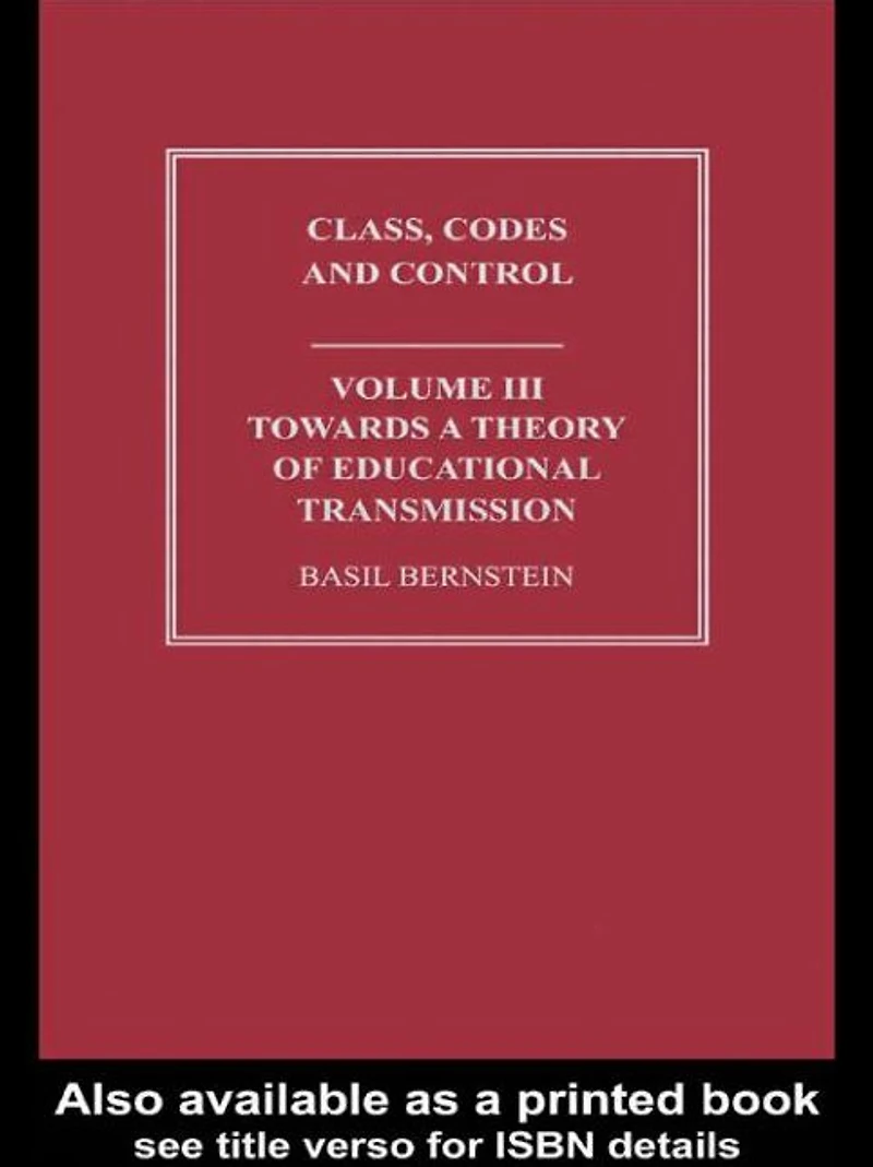 Towards a Theory of Educational Transmissions