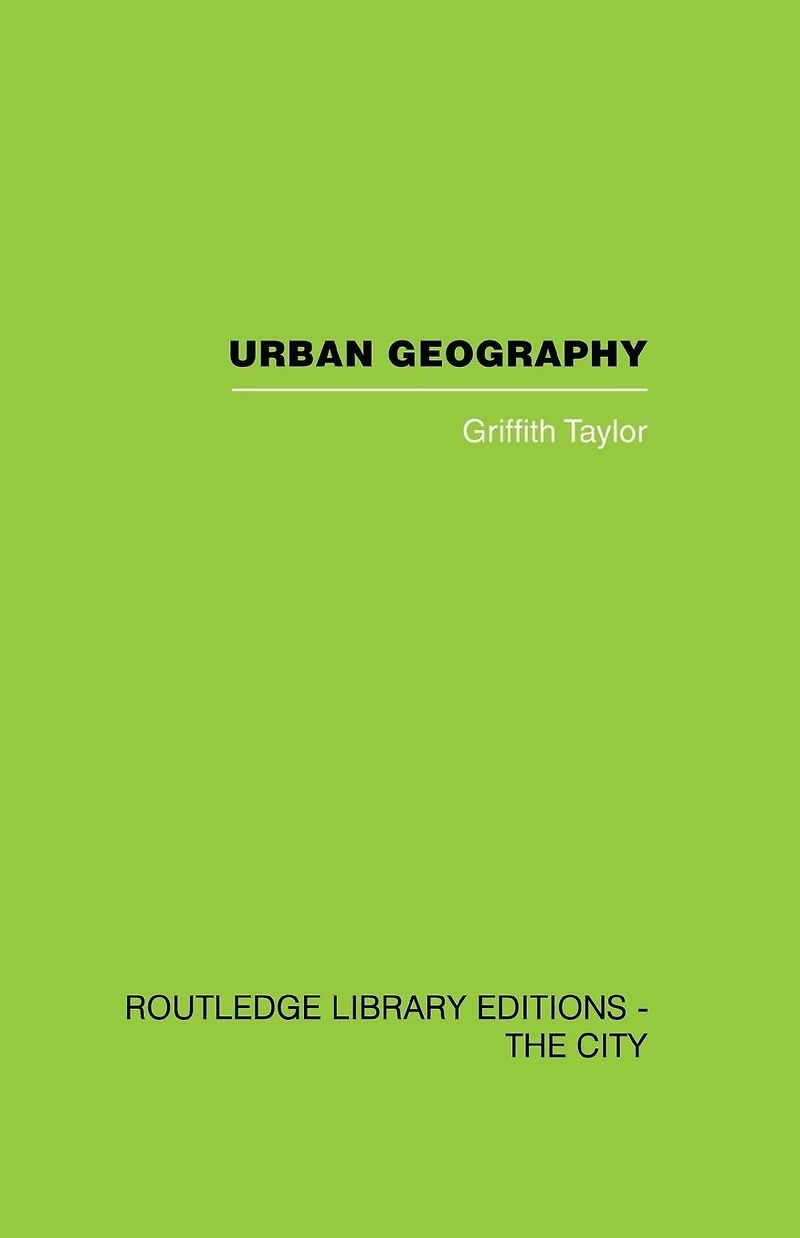 Urban Geography: A Study of Site, Evolution, Patern and Classification Villages, Towns Cities