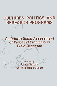 Cultures, Politics, and Research Programs: An International Assessment of Practical Problems Field