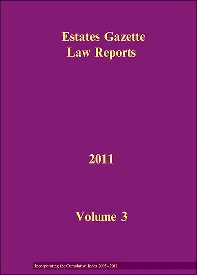 EGLR 2011 Volume 3 and Cumulative Index