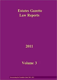 EGLR 2011 Volume 3 and Cumulative Index