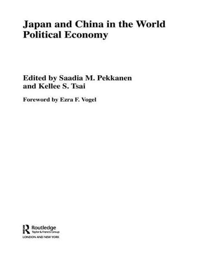 Japan and China the World Political Economy
