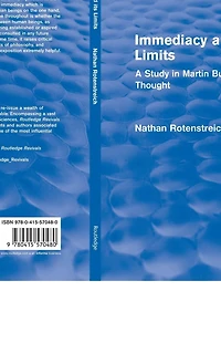 Immediacy and its Limits (Routledge Revivals): A Study in Martin Buber's Thought