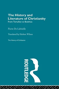 The History and Literature of Christianity