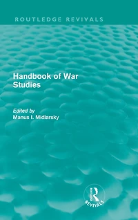 Handbook of War Studies (Routledge Revivals)
