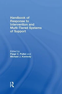 Handbook of Response to Intervention and Multi-Tiered Systems Support