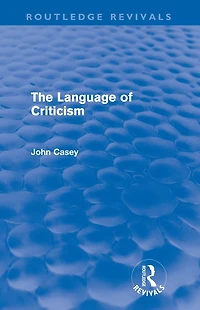 The Language of Criticism (Routledge Revivals)
