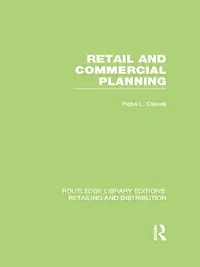 Retail and Commercial Planning (RLE Retailing Distribution)