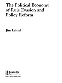 The Political Economy of Rule Evasion and Policy Reform