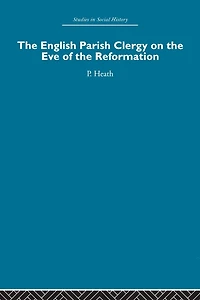the English Parish Clergy on Eve of Reformation