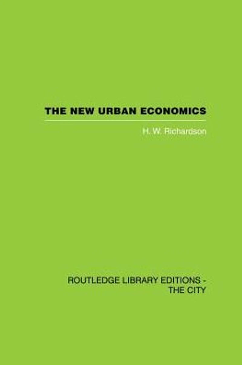 The New Urban Economics: And Alternatives
