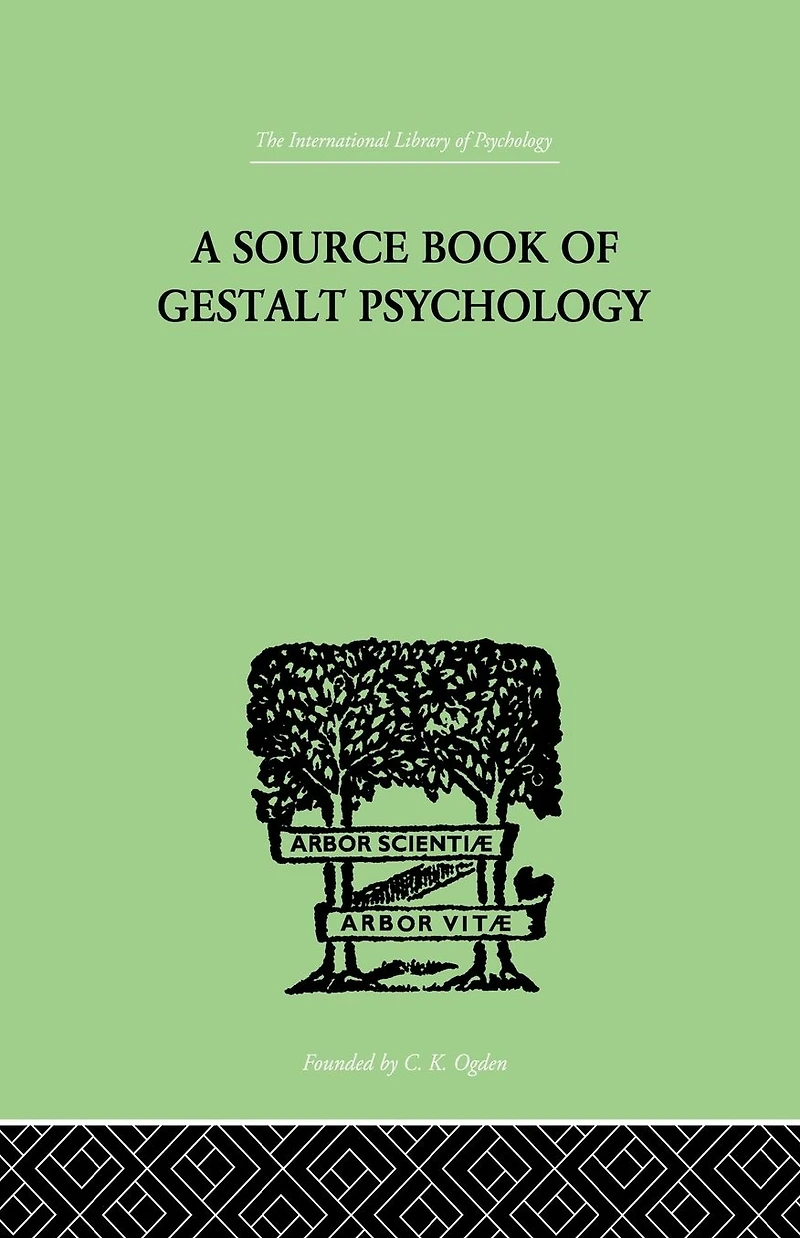 A Source Book Of Gestalt Psychology