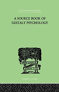 A Source Book Of Gestalt Psychology