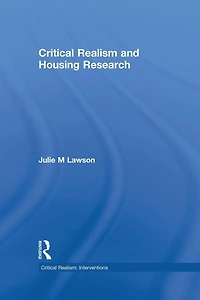 Critical Realism and Housing Research
