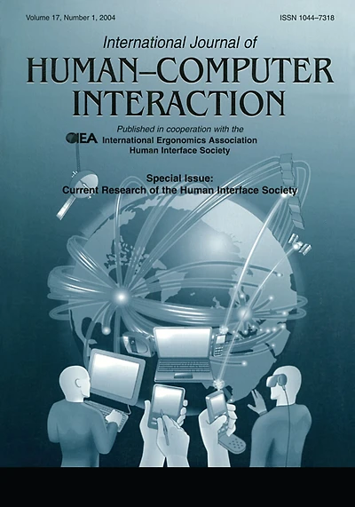 Current Research of the Human Interface Society: A Special Issue international Journal Human-computer Interaction