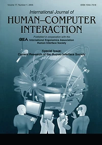 Current Research of the Human Interface Society: A Special Issue international Journal Human-computer Interaction