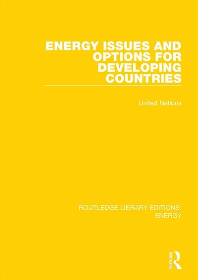 Energy Issues and Options for Developing Countries