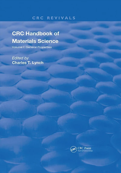 Handbook of Materials Science: Volume 1 General Properties