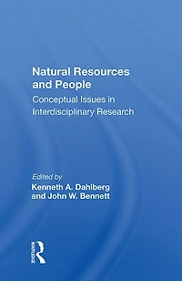 Natural Resources And People: Conceptual Issues Interdisciplinary Research