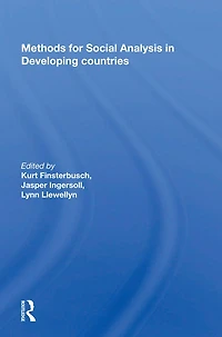 Methods for Social Analysis Developing Countries