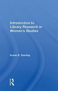 Introduction To Library Research Women's Studies