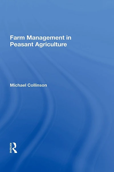 Farm Management Peasant Agriculture