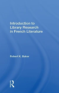 Introduction To Library Research French Literature