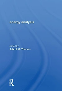 Energy Analysis