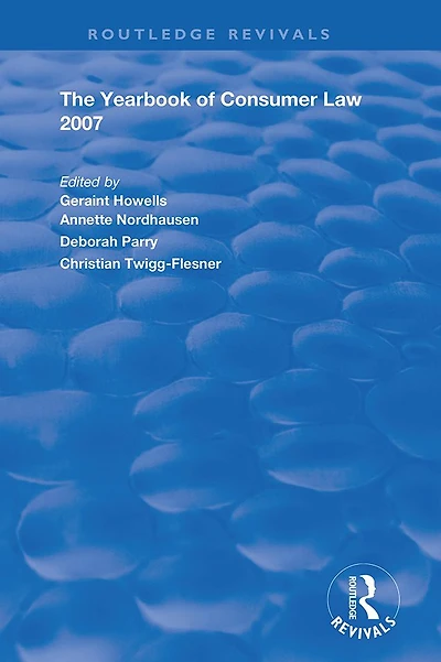 The Yearbook of Consumer Law 2007