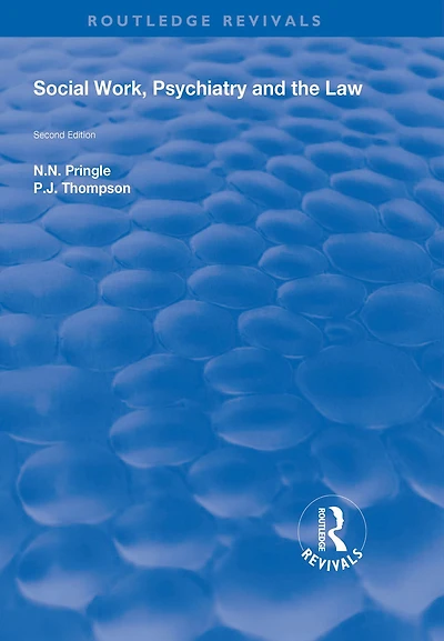Social Work, Psychiatry and the Law: Second Edition