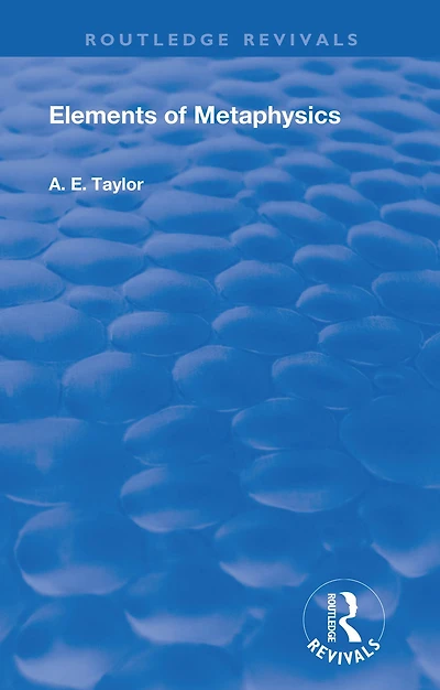 Elements of Metaphysics
