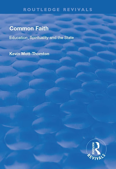 Common Faith: Education, Spirituality and the State