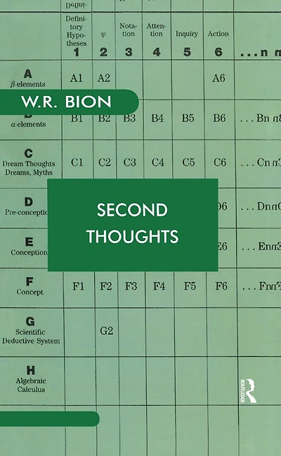 Second Thoughts: Selected Papers on Psychoanalysis