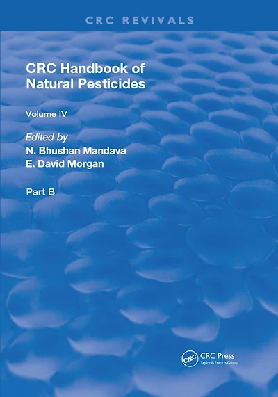 Handbook of Natural Pesticides: Pheromono, Part B, Volume IV