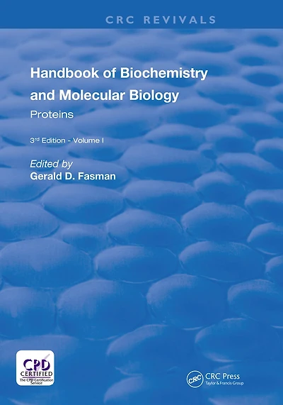 Handbook of Biochemistry: Section A Proteins, Volume I