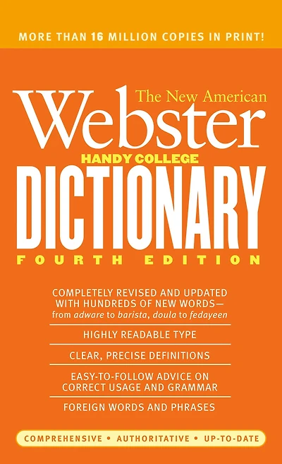 The New American Webster Handy College Dictionary: Fourth Edition