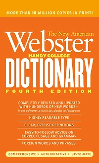 The New American Webster Handy College Dictionary: Fourth Edition
